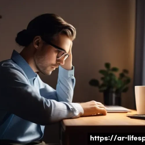 디지털 노화 연구 - **Prompt:** A young adult, either male or female, dressed in modest, comfortable clothing such as a ...