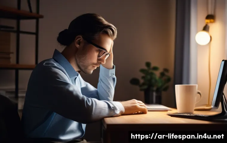 디지털 노화 연구 - **Prompt:** A young adult, either male or female, dressed in modest, comfortable clothing such as a ...